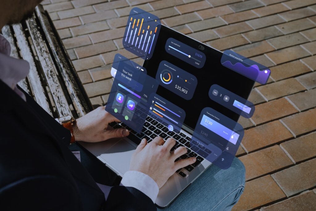 Advanced Power BI features showcasing AI-powered insights and automation